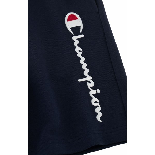 Spodenki męskie Script Logo Terry  Legacy Champion - granatowe