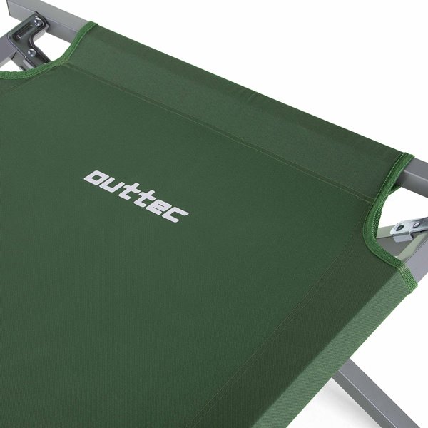 Łóżko turystyczne, polowe Kanadyjka Outtec - ciemny zielony