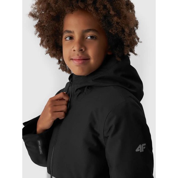 Kurtka narciarska chłopięca TTJAM533 4F - szary