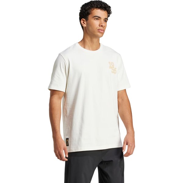 Koszulka męska Real Madrid Heavy Cotton Adidas - white