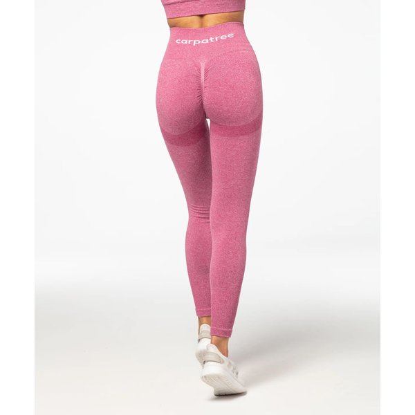 Legginsy bezszwowe damskie Allure Carpatree - Pink Melange