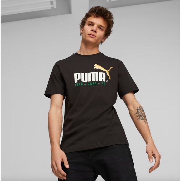 Koszulka męska No. 1 Logo Celebration Puma - czarny