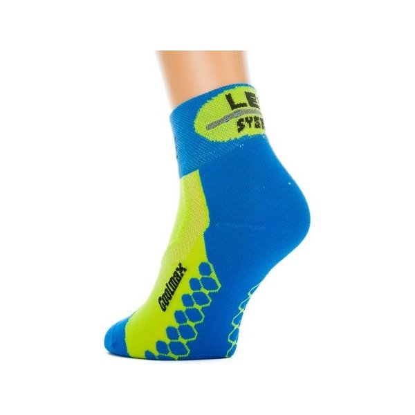 Skarpety Bike Short Expansive - zielono-niebieskie
