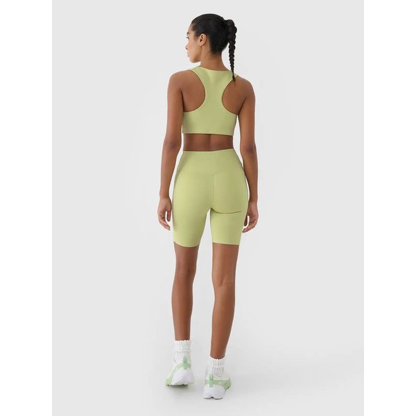 Biustonosz sportowy damski USBAF152 4F - jasna zieleń