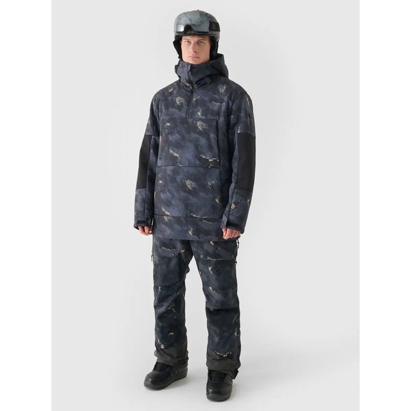 Kurtka snowboardowa męska TTJAM510 4F - multikolor allover