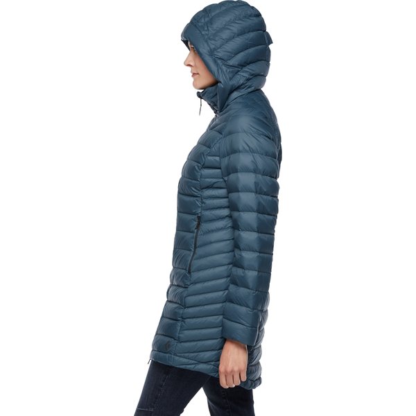 Płaszcz puchowy damski Access Full Lenght Down Black Diamond - azurite
