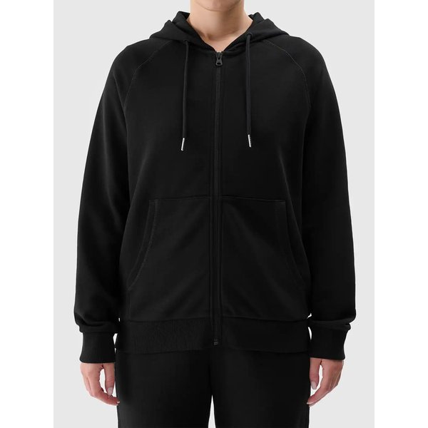 Bluza damska TSWSF1541 4F - głęboka czerń