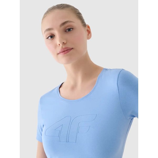 Koszulka damska 4FWMM00TTSHF1846 4F - denim