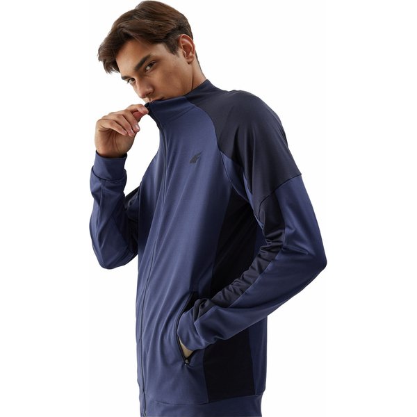 Bluza męska 4FAW23TFSWM210 4F - denim