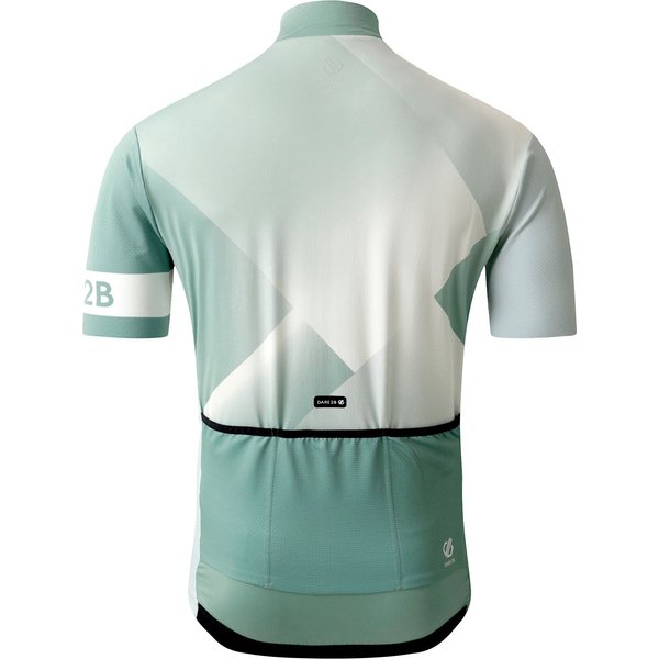Koszulka rowerowa męska Aep Pedal II Jersey Dare2B - HdgGreen/AqGrey