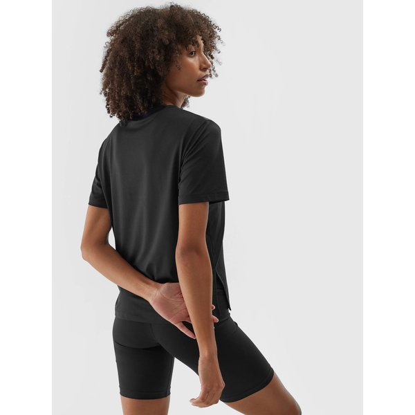 Koszulka damska TFTSF1012 4F - głęboka czerń