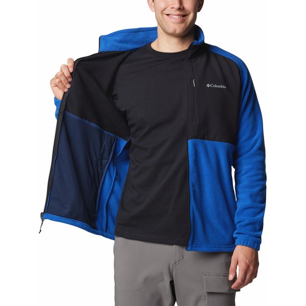 Polar męski Sage Peak Full Zip Fleece Columbia - Mountain Blue, Black