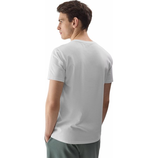 Koszulka męska 4FWSS24TTSHM1155 4F - biały