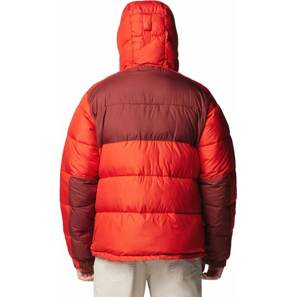 Kurtka puchowa męska Pike Lake II Hooded Columbia - Sail Red, Spice