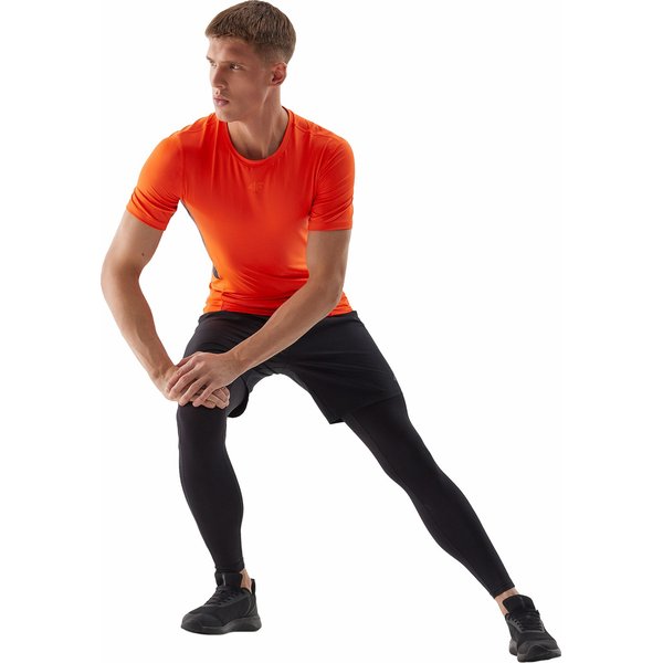 Koszulka męska 4FWSS24TFTSM600 4F - pomarańcz