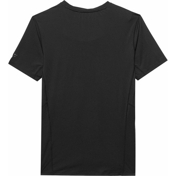 Koszulka męska 4FWSS24TFTSM600 4F - głęboka czerń