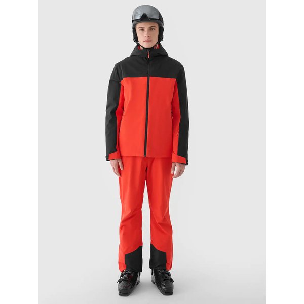 Kurtka narciarska męska TTJAM579 4F - czerwony