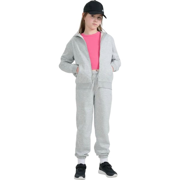 Bluza dziewczęca TSWSF1861 4F - szary melanż