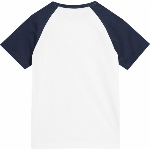 Koszulka chłopięca 4FJAW23TTSHM0805 4F - złamana biel