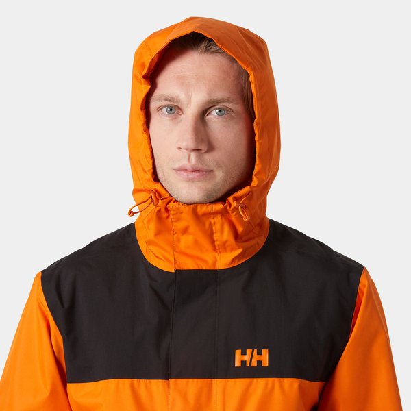 Kurtka męska Vancouver Rain Helly Hansen - orange peel