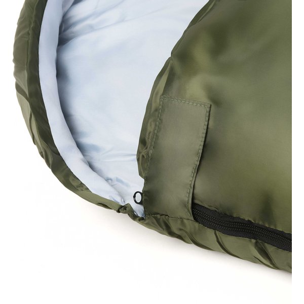 Śpiwór z kapturem Mumia Explorer, ciepły, całoroczny Outtec - zielony