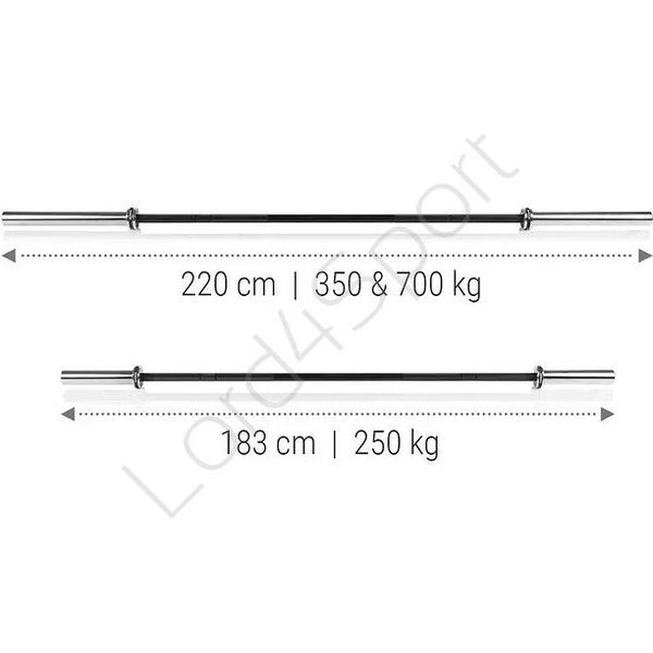 Gryf olimpijski prosty 220cm 50mm Hammer