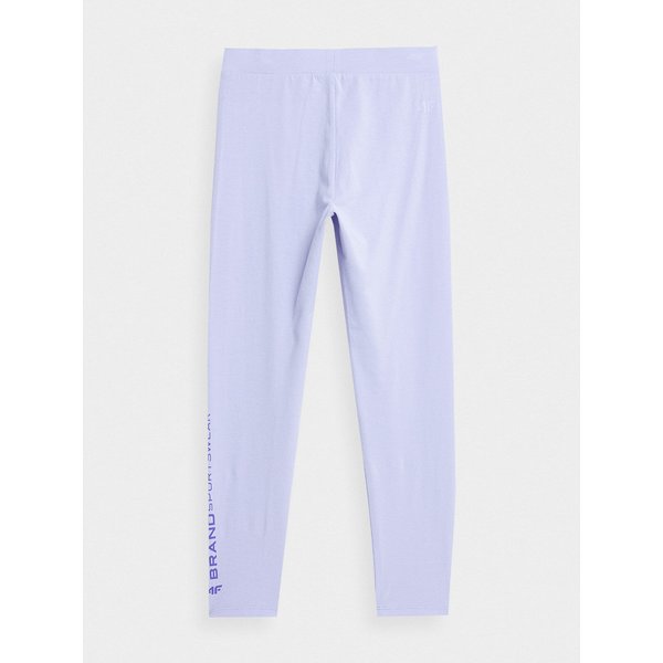 Legginsy dziewczęce 4FJSS23TTIGF039 4F - jasny fiolet