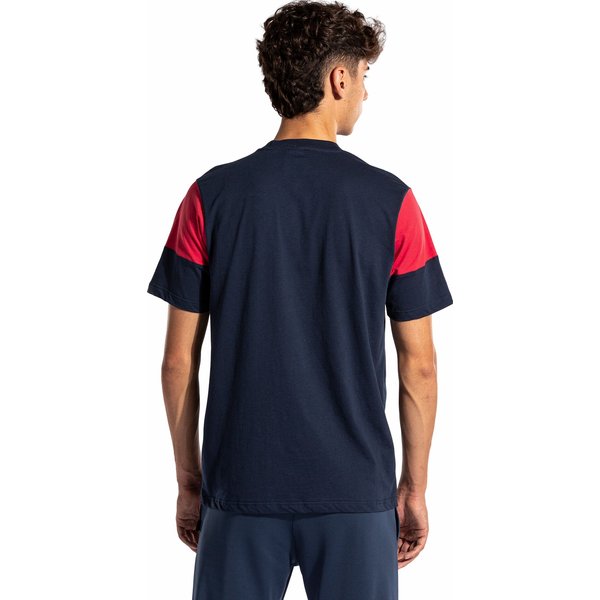 Koszulka męska Crew V Short Sleeve Joma - white navy