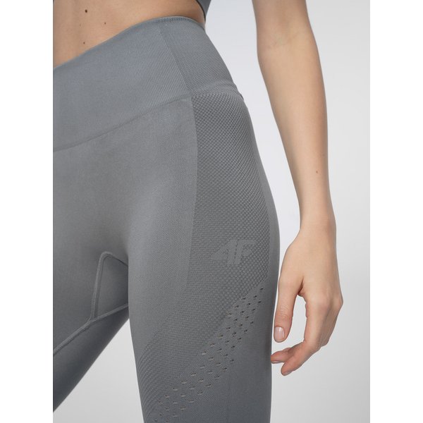 Legginsy damskie 4FSS23TFTIF053 4F - szare