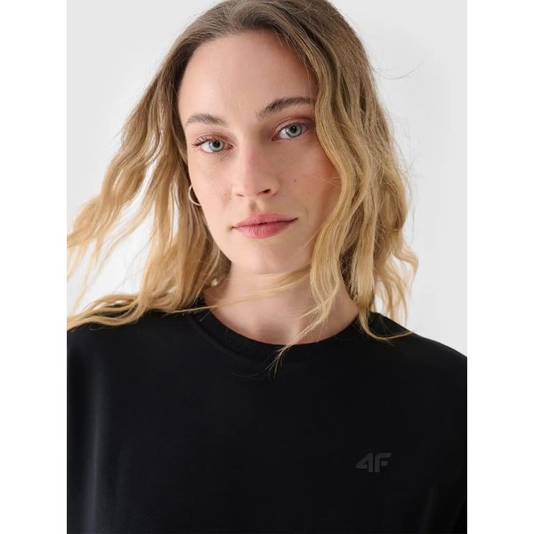 Bluza damska TSWSF1765 4F - głęboka czerń