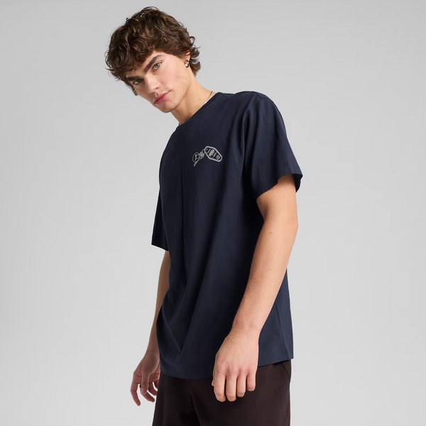 Koszulka męska Graphics Hotel Relaxed Tee Puma - navy