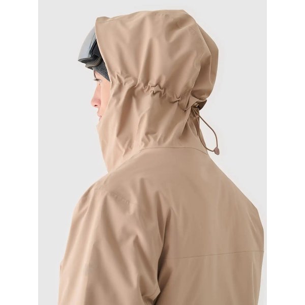 Kurtka narciarska męska TTJAM579 4F - jasny brąz