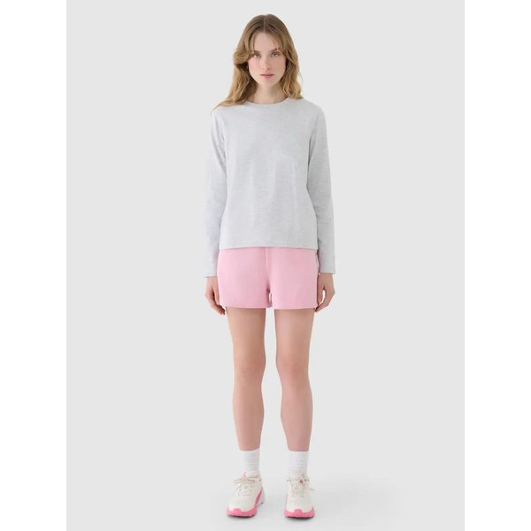 Spodenki damskie TSHOF542 4F - jasny róż