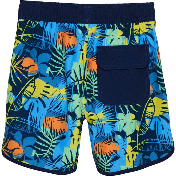 Spodenki kąpielowe juniorskie AOP Logo Color Kids - summer green