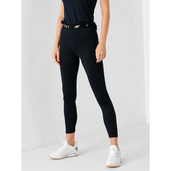 Legginsy damskie H4L22 SPDF351 4F - granatowe