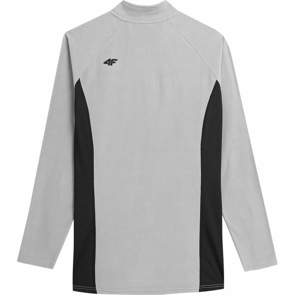 Bluza polarowa męska 4FAW23UFLEM035 4F - średni szary