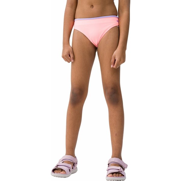 Strój kąpielowy dziewczęcy dwustronny 4FJWSS24UBKSF024 4F - Łososiowy neon