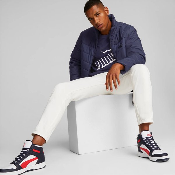 Kurtka męska Essentials+ Padded Puma - granatowy
