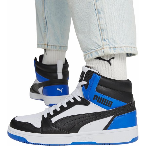 Buty Rebound v6 Puma - biały/niebieski/czarny