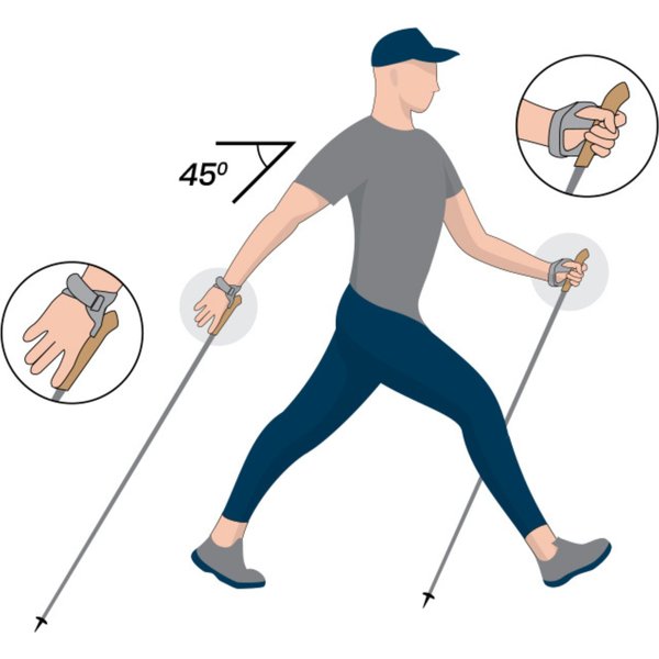 Kije nordic walking Carbon 3 Sections Outtec - Carbon 3 czarne