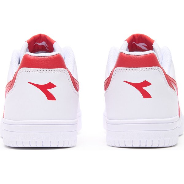 Buty Raptor Low GS Jr Diadora - białe/czerwone