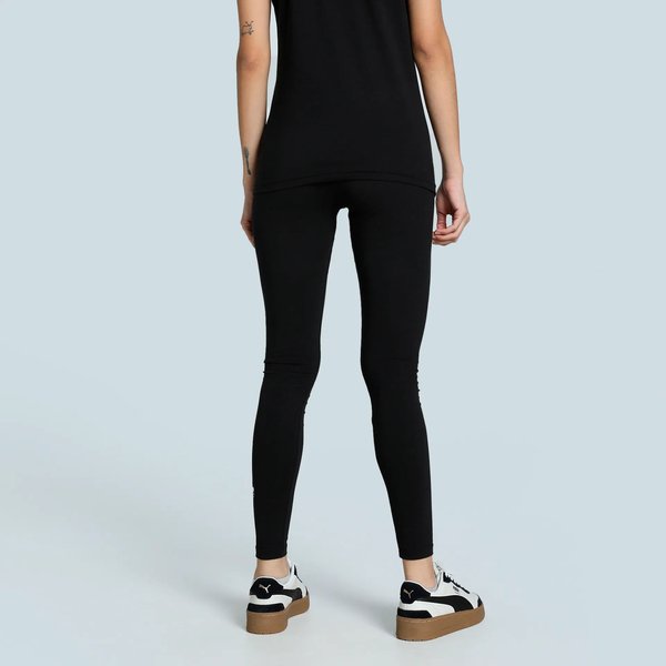 Legginsy damskie Ess Metallic Puma - black/metallic gold