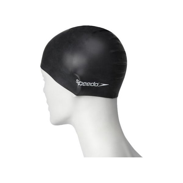 Czepek juniorski Junior Plain Flat Silicone Cap Speedo - czarny