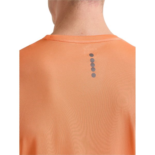 Koszulka męska SS Run Diadora - pomarańczowa