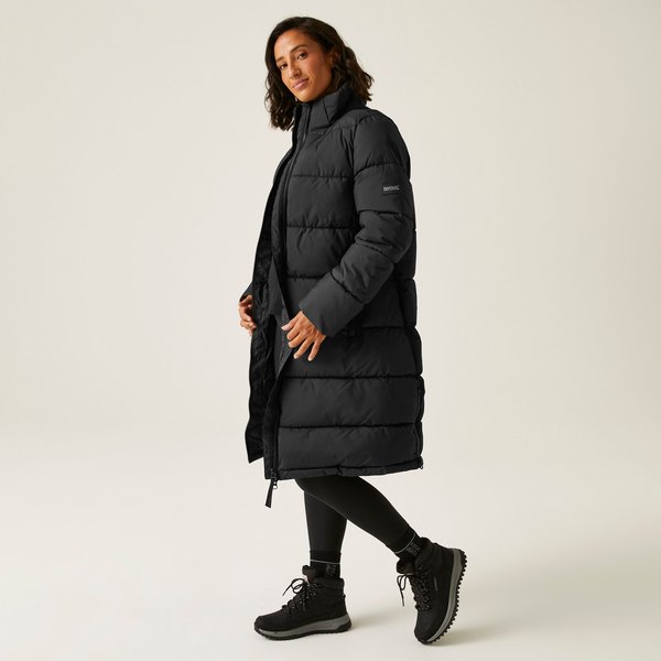 Płaszcz puchowy damski Women'S Mottere Regatta - black