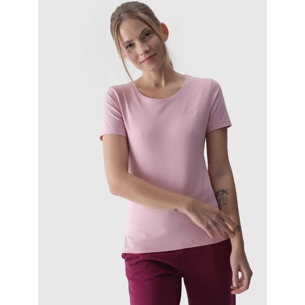 Koszulka damska 4FWMM00TTSHF1845 4F - jasny róż