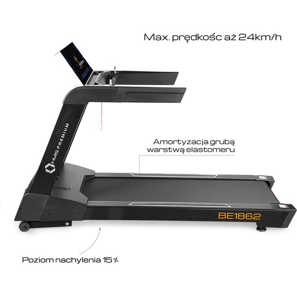 Bieżnia elektryczna BE1862 HMS Premium