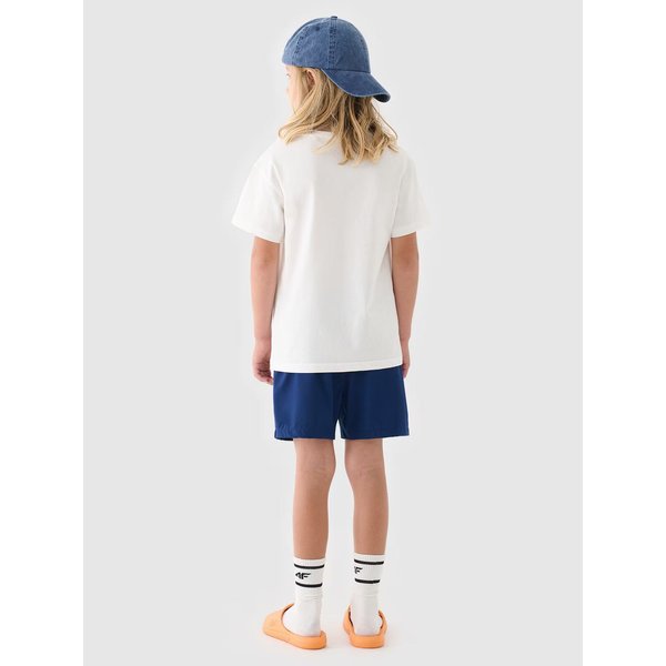 Spodenki kąpielowe chłopięce UBDSM110 4F - granatowy