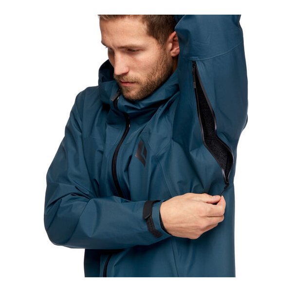 Kurtka trekkingowa męska Liquid Point GTX Shell Black Diamond - azure