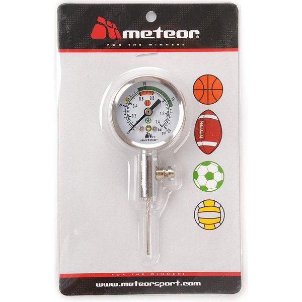 Manometr do mierzenia ciśnienia w piłce Meteor